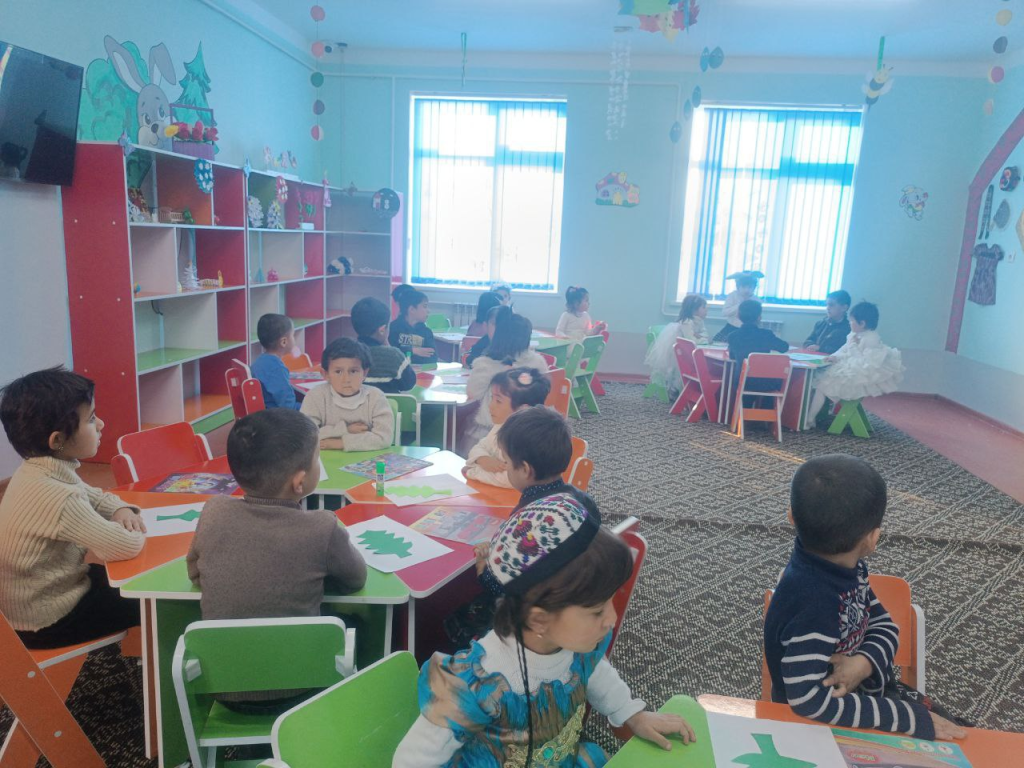 40-sonli davlat maktabgacha ta’lim tashkilotining foydalanishga topshirilgan jarayoni